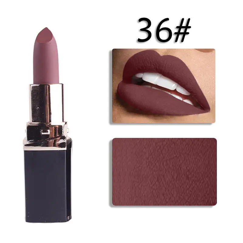 MISS ROSE Make up матовая губная помада, стойкая, полный Профессиональный макияж для женщин, горячая Распродажа, косметика для матовой губной помады - Цвет: L152236