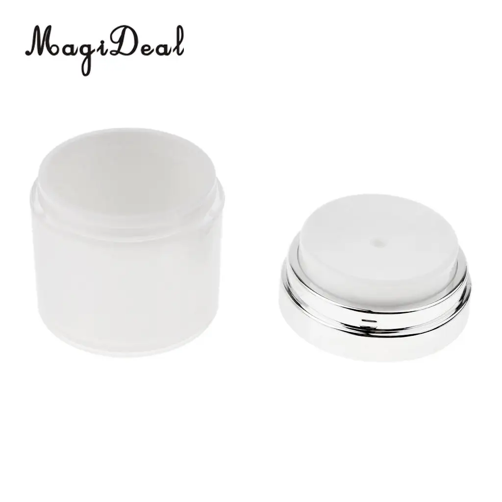 Empty Acrylic Face Cream Container Makeup Jars Cosmetic Pot Skin Care Pump Pressed Container for Travel