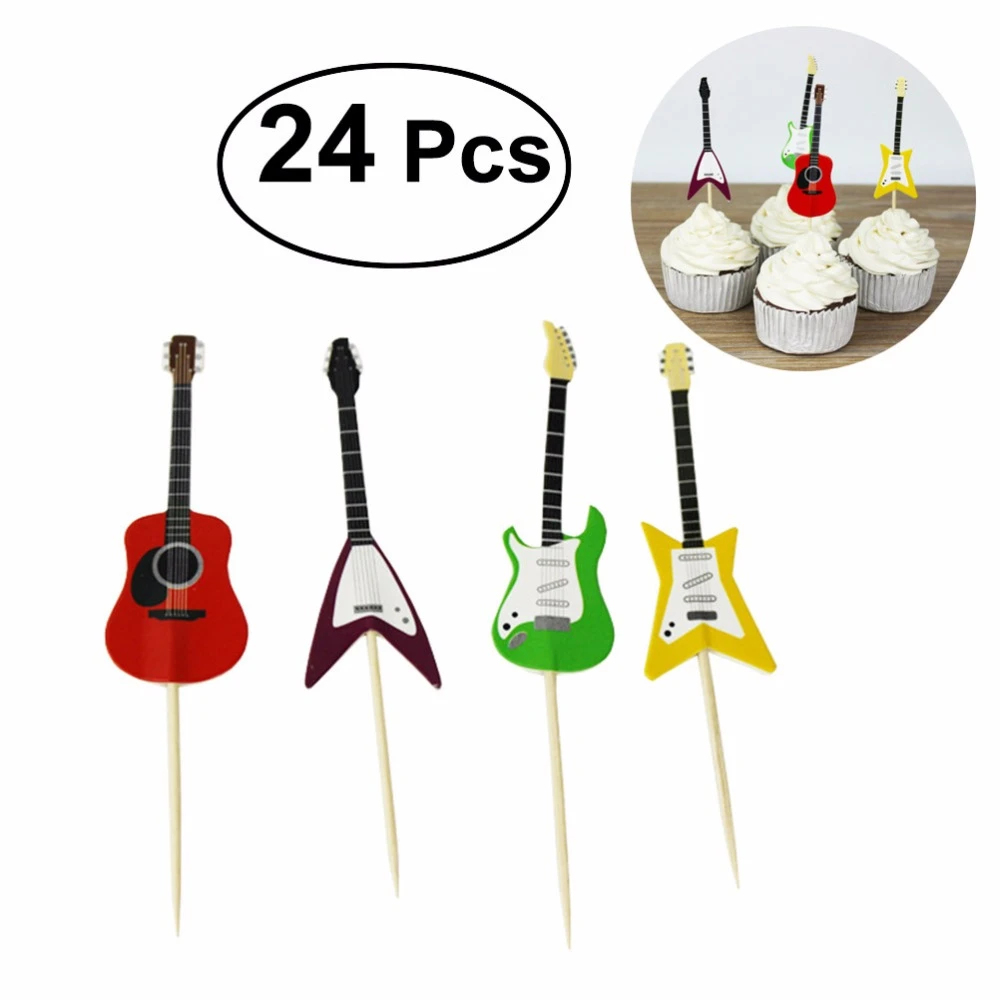 Bestoyard Outils De Decoration De Gateau En Forme D Instrument Musical Toppers A Cupcakes Pour Guitare Pour Decor De Fete D Anniversaire 24 Pieces Ensemble Aliexpress Bestoyard Outils De Decoration De Gateau En Forme D Instrument Musical Toppers A Cupcakes Pour Guitare Pour Decor De Fete D Anniversaire 24 Pieces Ensemble Aliexpress