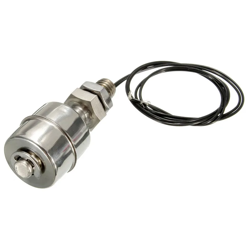 

50W 220V Stainless Steel Vertical Liquid Water Level Sensor Tank Pool Internal Floating Switch