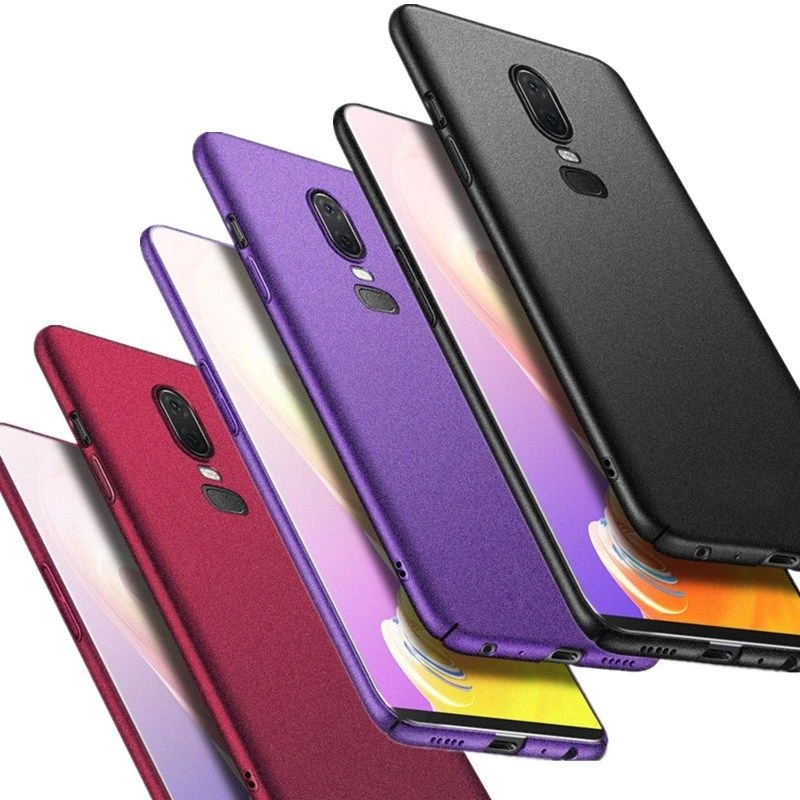 

NOWAL Ulta Slim Matte Phone Case for Oneplus 6 Ultra Slim Scrub Sandstone Hard Cover Full Edge Protective Capa for One Plus 5 5T
