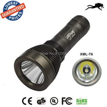 

AloneFire Q2 Professional diving flashlight Underwater CREE XML T6 LED Flashlight Torch Waterproof Light Lamp super T6