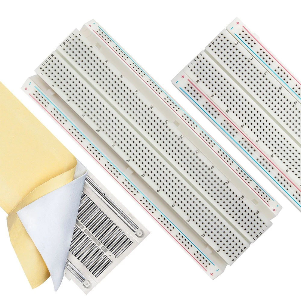 Free shipping! 3PCS HI-Q Breadboard 830 Point Solderless PCB Bread Board MB-102 Gift Box For Arduino Proto Shield DIY