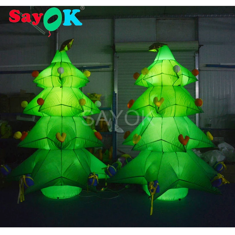 3.5mH inflatable christmas tree inflatable palm tree/inflatable tree