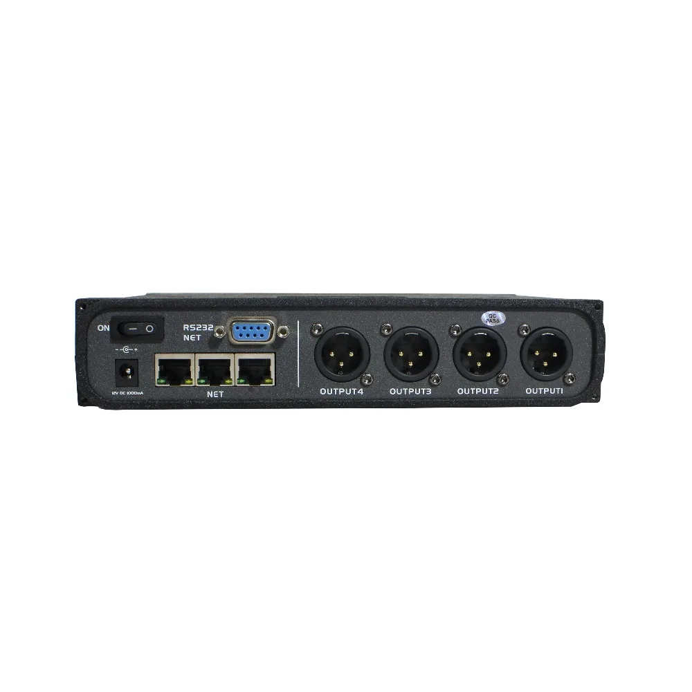 Аудио IP сетевой передатчик Dante 4 в out интерфейс Audinate с XLR управление усилением