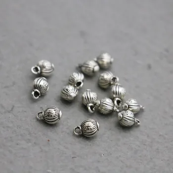 

10PCS Boutique Hardware Metal Silver-plate Flowers Jewelry Making Design DIY Fittings for Accessory components Findings 6x10mm