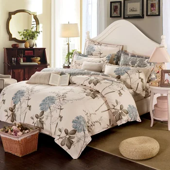 

250TC 100% Cotton Pattern Print Soft Lightweight 3 PC Duvet Cover Sets