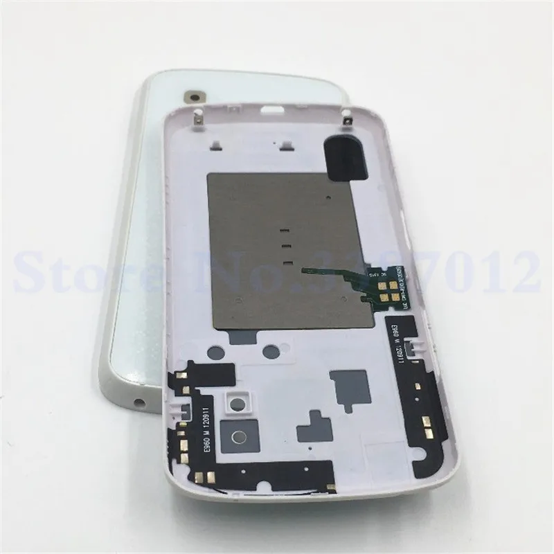 Новая крышка для стеклянной двери батареи + NFC антенна LG Google Nexus 4 E960 задняя