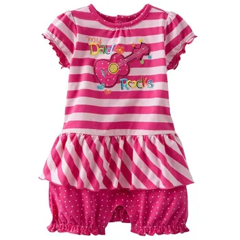 

New 2019 Summer 100% Cotton Ropa Bebe Brand Newborn Baby Girls Clothing Creeper Jumpsuit Short Sleeve Rompers Baby Girls Clothes