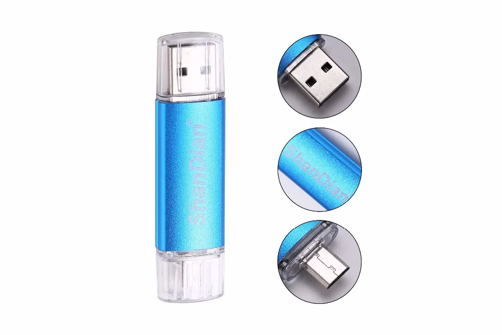 SHANDAIAN, мини USB флеш-накопитель, OTG, смартфон, флешка, 64 ГБ, 8 ГБ, 16 ГБ, 32 ГБ, 4USB флешка, планшет, ПК, флешка, USB внешний накопитель