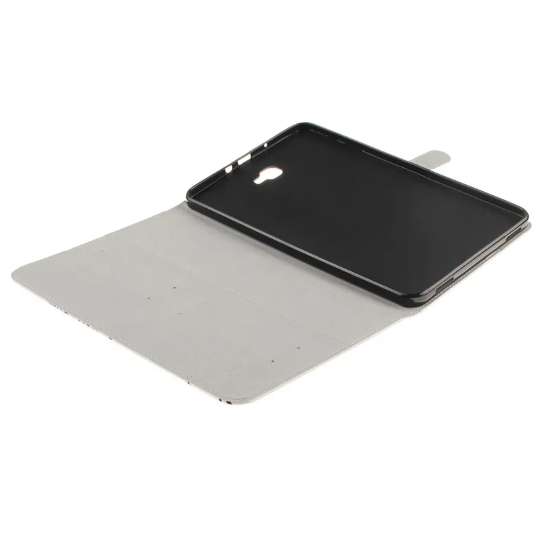 Luxury 2 Leavies PU Leather Case for Samsung Galaxy Tab A 10.1 2016 Case  T585 T580 T580N Case Stand Flip Wallet Tablet Cover (61)