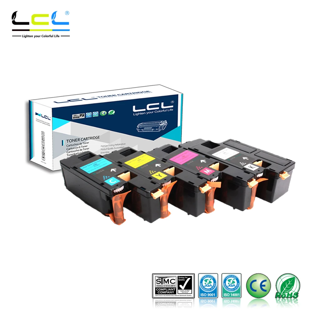 4 Pack 1250 Color Toner Set for Dell Laser 1250 1250c 1350cnw 1355cn 1355cnw