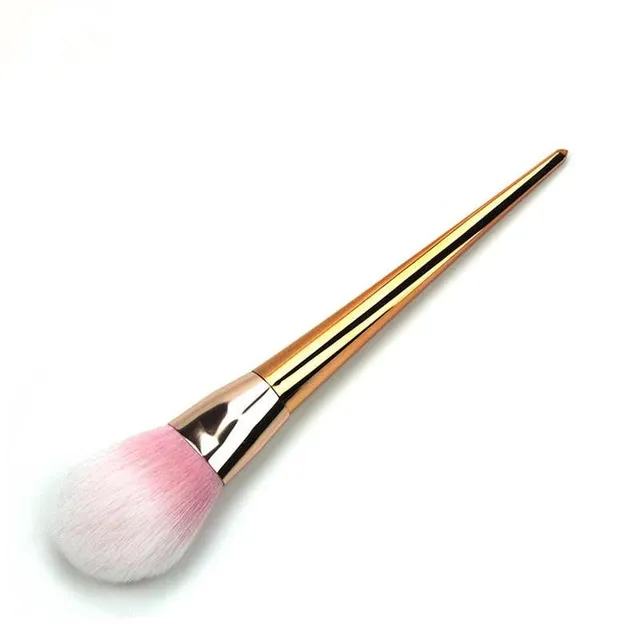 Rose Gold Powder Brush Makeup Brushes Blush Foundation Round Make Up
