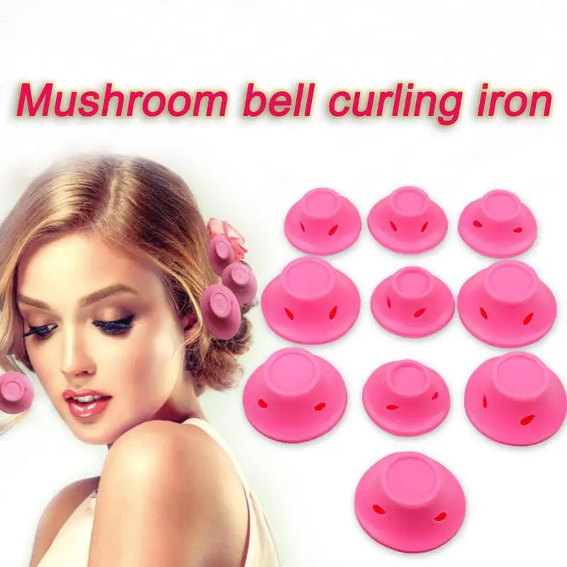 30pcs Rubber Magic Hair Curlers Care Rollers Silicone Hair Curler No