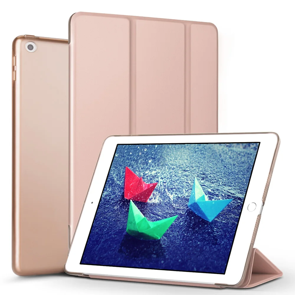 Чехол для iPad 9 7 дюйма (Новинка 2017) ZVRUA тонкий трехслойный чехол из искусственной