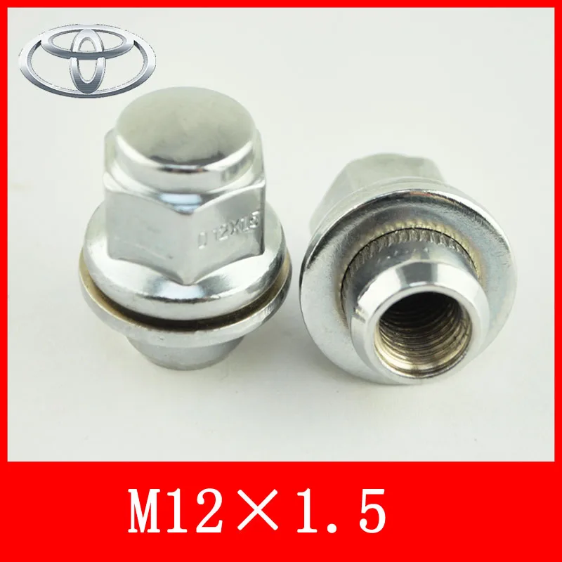 20 шт./компл. m12x1 5 колесная гайка с шайбой для колеса серии toyota Lexus cronw rav4 rezi шины