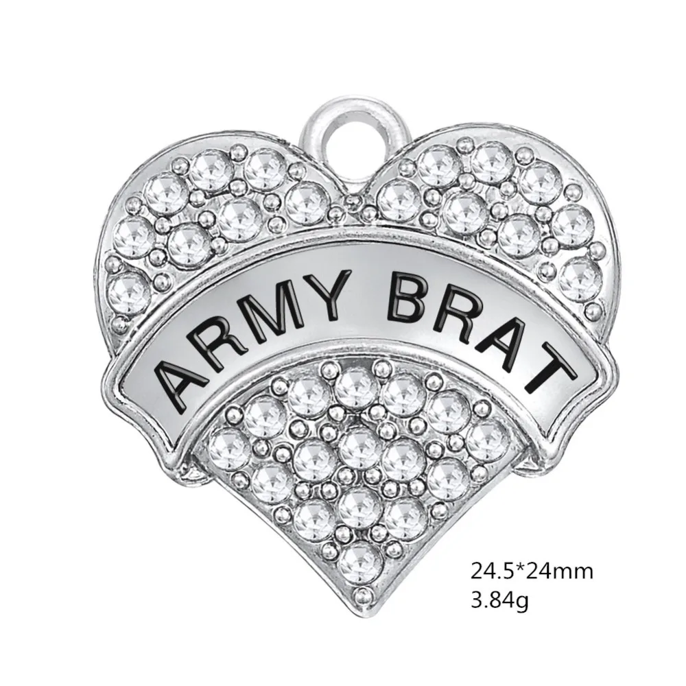 Подвеска в форме сердца с рыбным крюком армейском стиле|heart charm pendant|charm pendantcharm heart