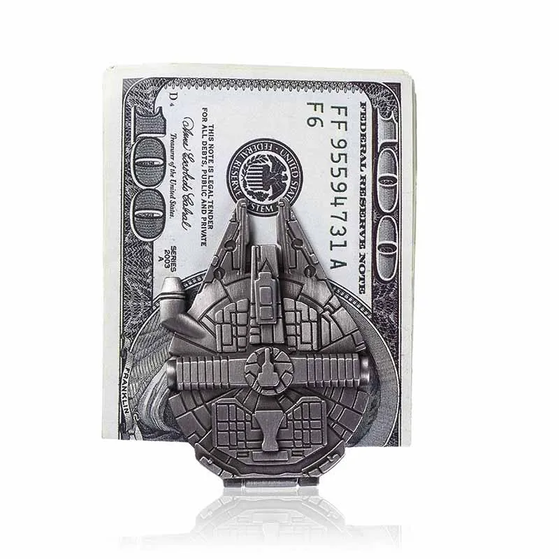 

Star Wars Millennium Falcon Metal Money Clip Credit Card Holder