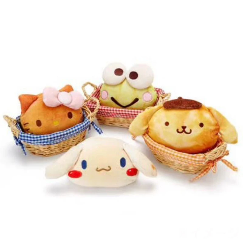 1 Pc Kawaii Cartoon Bread Hello Kitty Cinnamoroll Pudding Dog Mini