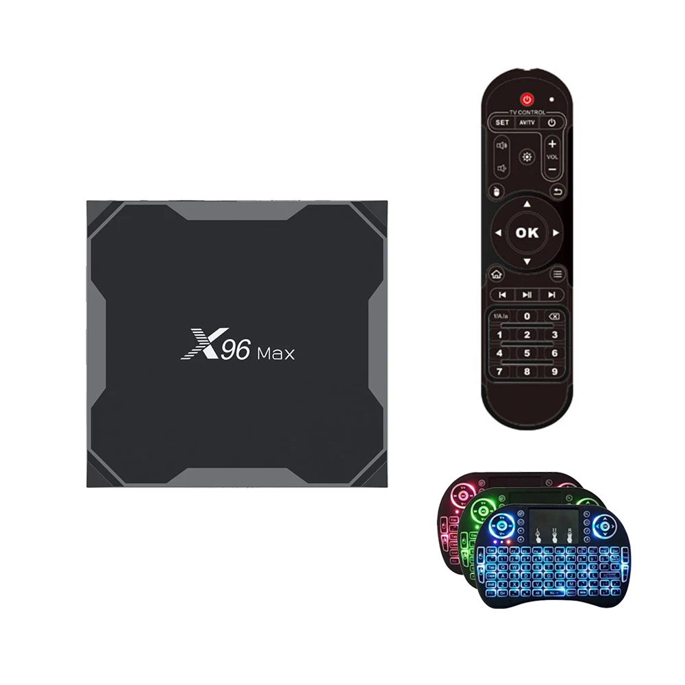 

Merbye X96 Max Amlogic S905X2 Android 8.1 Smart TV BOX X96 Max 4K Media Player X96Max DDR4 Quad Core USB3.0 2.4G&5GHz Dual Wifi