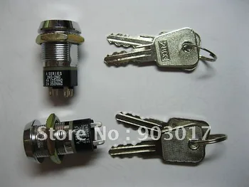 

2NO-2NC ON/OFF Lock Switch Key Ignition Switch KS28 10 pcs per lot hot sale