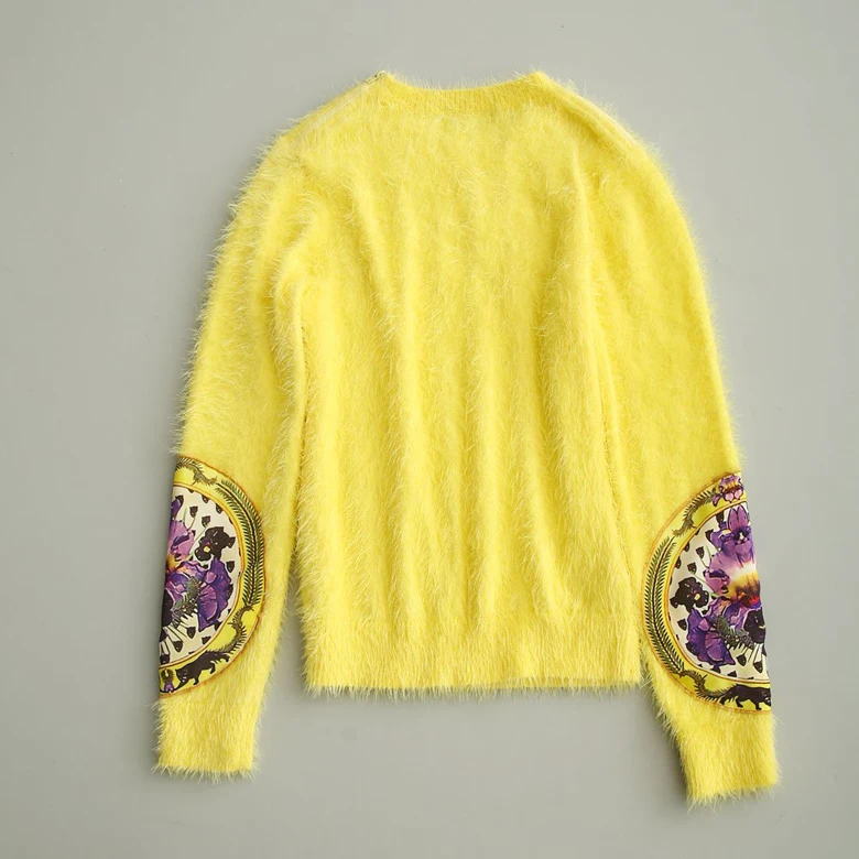 Дизайнерский свитер для подиума, высокое качество, осенние женские пуловеры и свитера с круглым вырезом и длинным рукавом, NSW0888