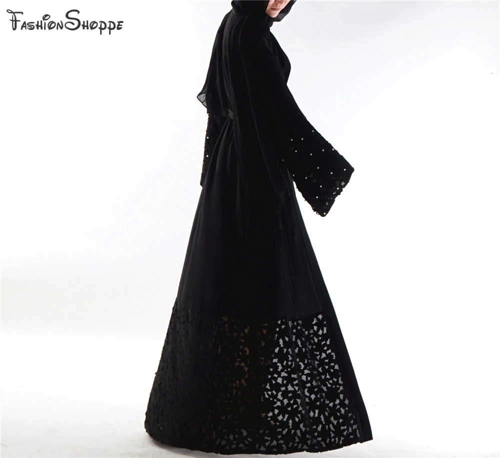 Модный мусульманский кафтан в стиле турецкого Дубая модель Muslimah длинная служба