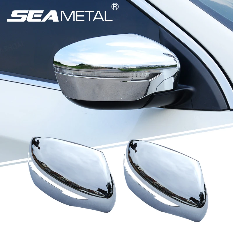 

For Nissan Qashqai J11 Rogue X-Trail T32 2014 2015 2016 2017 Car Chrome Styling Rearview Mirror Exterior Covers Accessories