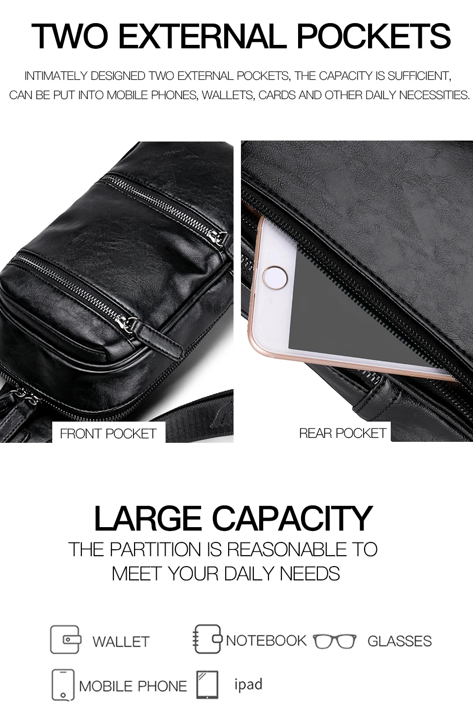 Waterproof Single Shoulder Strap Pack  (5)