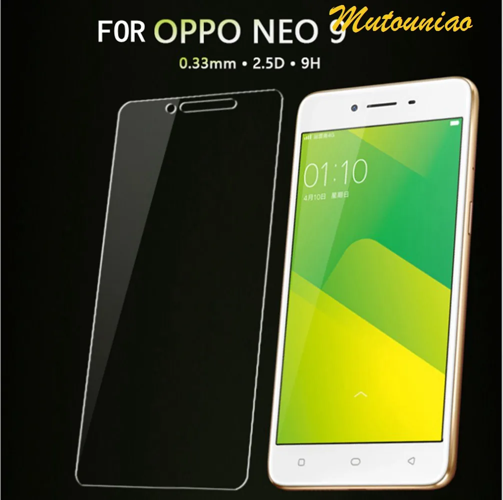 MuTouNiao Accesorios For OPPO NEO 9 / A37 Clear 9H Premium Tempered