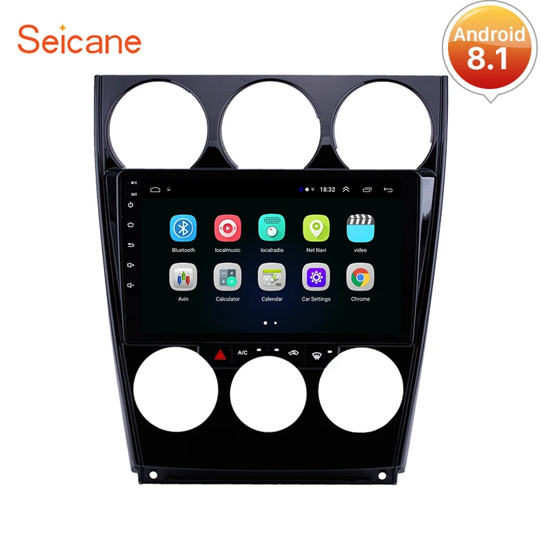 Seicane 2din Android 10.0 Car GPS Multimedia Player for Old Mazda 2004-2015 6 Support Steering Wheel Control OBD2 Carplay DVR