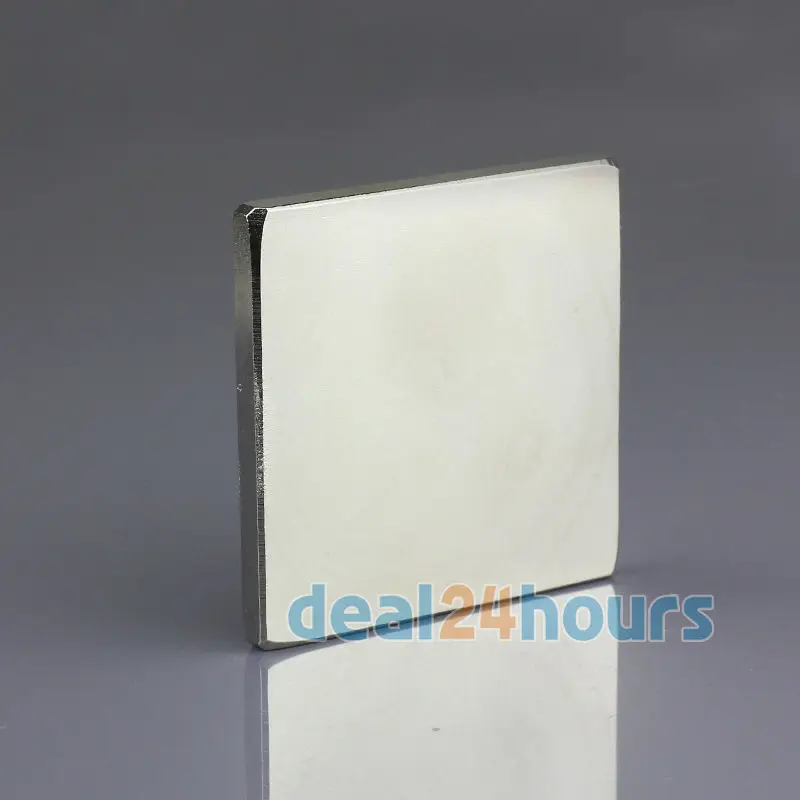 

1PC Big Bulk Super Strong Cuboid Block Magnets Rare Earth Neodymium 50 x 50 x 5 mm N35 Free Shipping