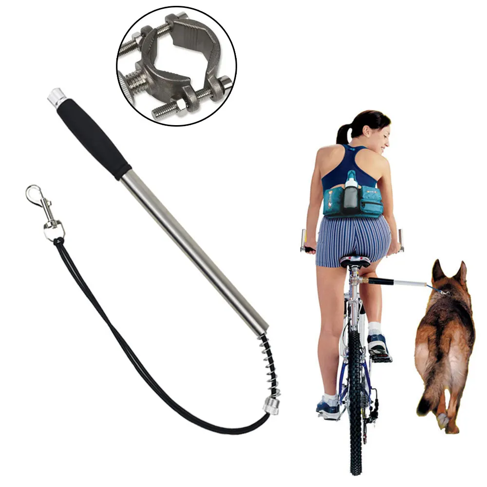 Hands Free Bicycle Traction Belt Elastic Dog Leash Adjustable Bike