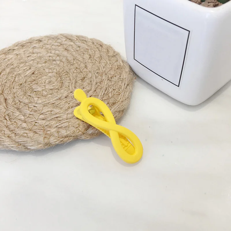 1PC Hair Pins Korean Unique Bang Clip Hair Clips Women High Quality Geometry Girls Headwear Scrub Hair Accessories Unique