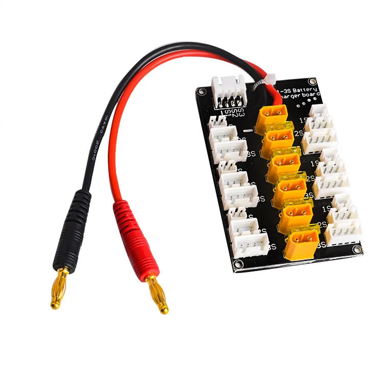 

RC Remote Control Spare Parts Parallel transfer board for B6 Expansion Board XT30 Plug Board 1S-3S B6AC Lithium Balance Board