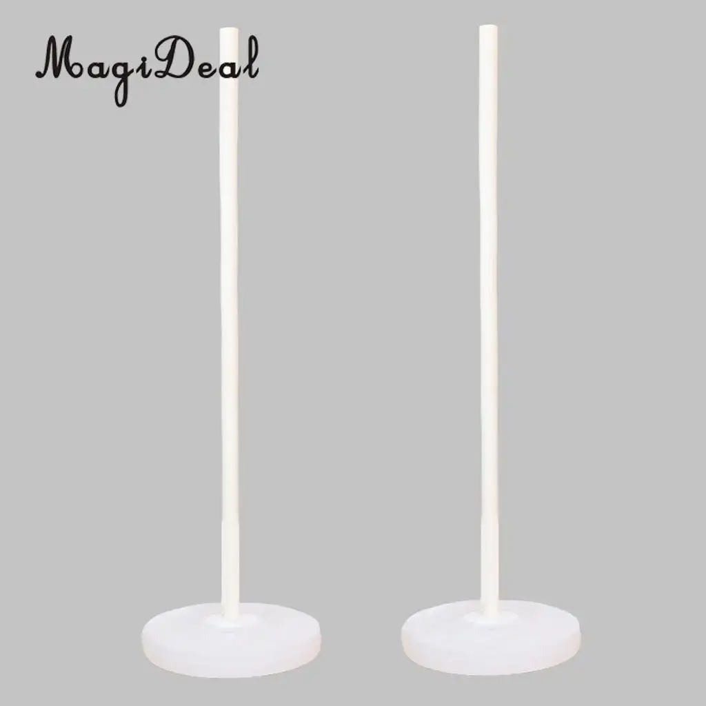 44pcs Bride Groom Balloon Column Base Stand and Pole Set Wedding Engagement Party Decor Photo Prop