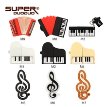 Мини-флеш-накопитель с симпатичным аккордеоном на 4 ГБ, 8 ГБ, 16 ГБ, флеш-накопитель на 32 ГБ, 64 ГБ, usb флеш-накопитель на 128 ГБ, классная флеш-карта для фортепиано, музыкальный диск