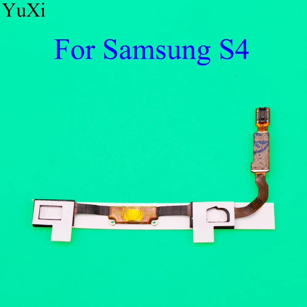 YuXi новый сенсорный датчик для Samsung Galaxy S4 i9500 I9505 новая кнопка домой гибкий кабель