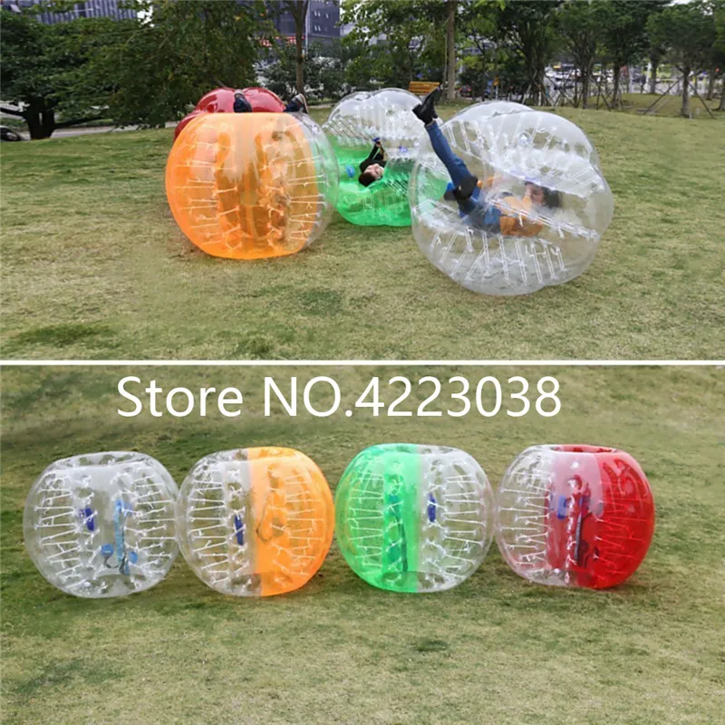 Надувной шар для бампербола соккер, футбол в пузырях ПВХ 1,7 м Материал надувной шар-Зорб