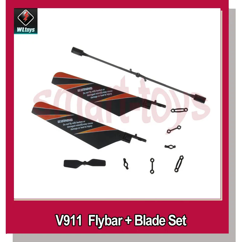 

WLtoys V911 V911-pro V911-V1 RC Helicopter Accessories Bag Upgrade flybar & Main tail Blade & Connect Buckle