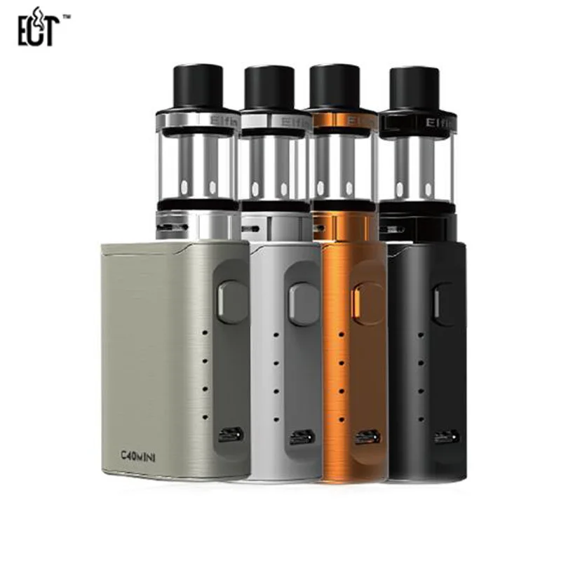 

ECT C40 Boost 40W Mini Box Mod Top Fill Starter E Vaporizer Kit With 1400mah Battery Vaporizer Electronic Cigarette Kit