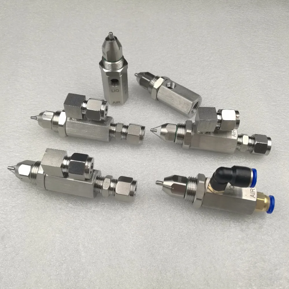 

Ultrasonic Atomizing Spray Nozzle, Dry Fog Nozzle, Water Air Mix