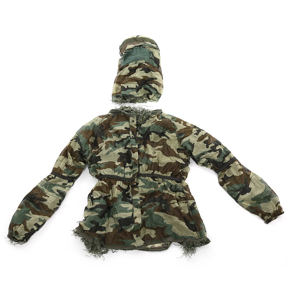 3D Универсальный костюм Ghillie набор для фотосъемки дикой природы военный
