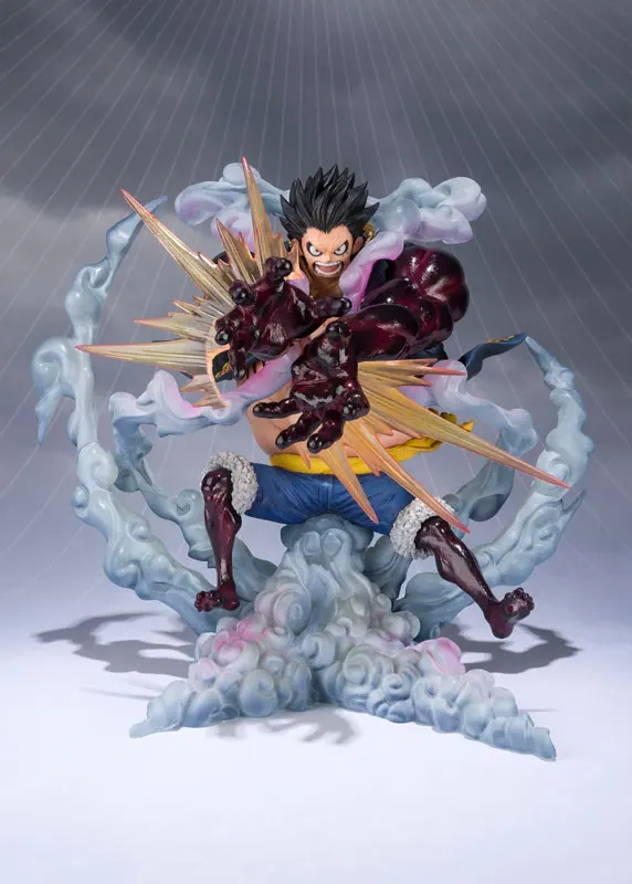 Подлинная BANDAI SPIRITS Tamashii Наций Figuarts ZERO ONE PIECE Monkey D. Luffy Gear 4 Leo Bazooka Коллекционная
