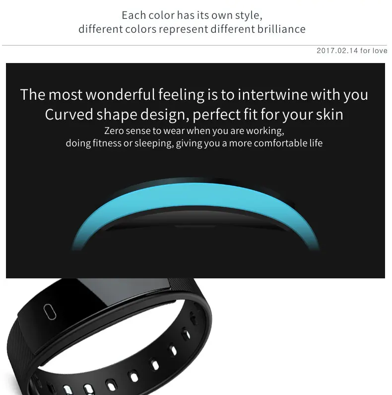 BOAMIGO Bluetooth Smart Bracelet Wristband Message Reminder Sleep Monitoring Portable Rubber Smart Watches for IOS Android Phone (19)