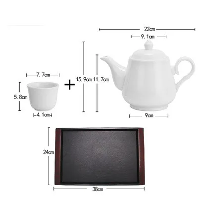 

Ceramic Teapot Hotel High Temperature Teapot Household Large and Small White Porcelain Teapot Hotel Restaurant Large Capacity