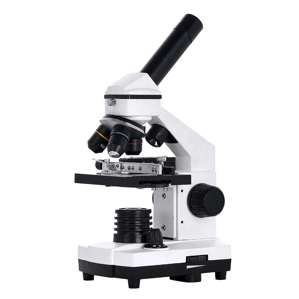 

40X-640X Monocular Microscope Biological Animal Plant Blood Analysis Student Educational Science Experiment