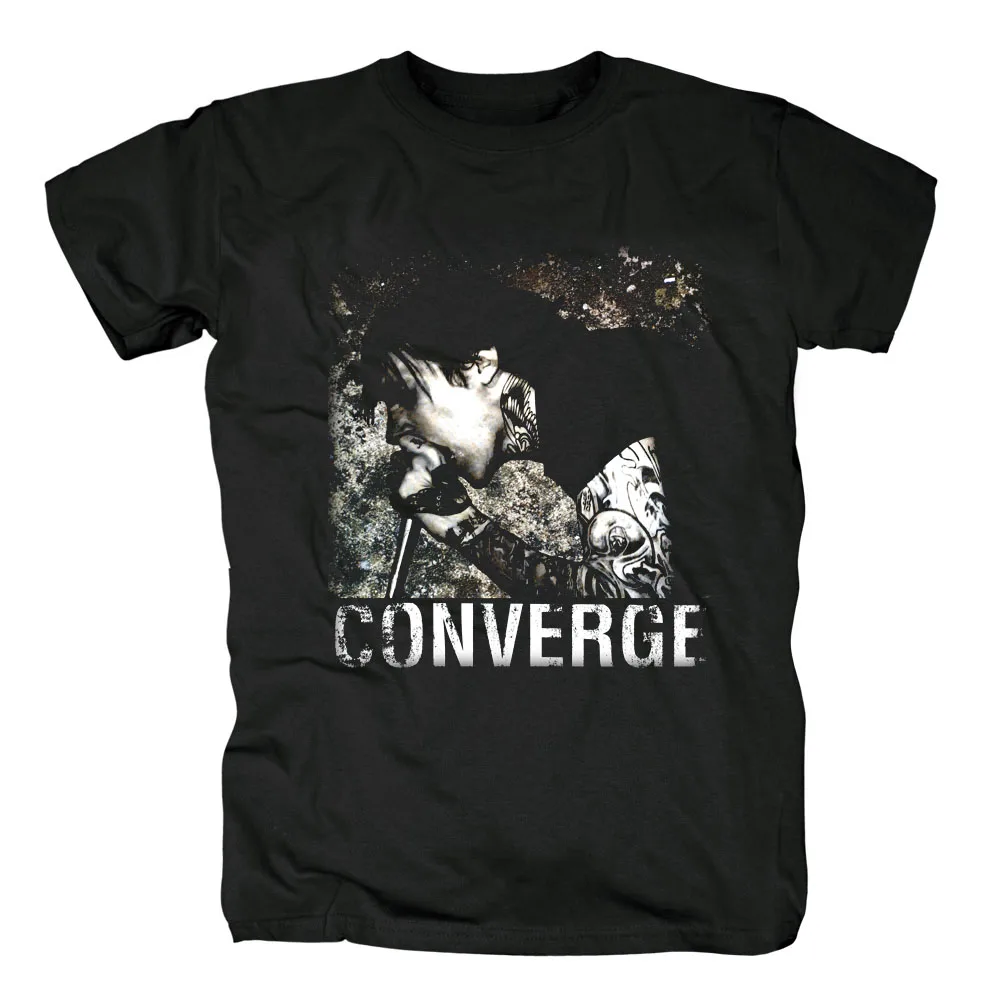 

Bloodhoof Free shipping Converge Beige Hardcore Punk Metal Deathwish Men's T-Shirt Asian Size