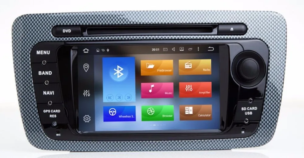 Cheap Car Multimedia Player GPS 2 Din Android 9.0 For Seat/Ibiza 2009-2013 CANBUS Wifi Tire Pressure Monitoring System OBD FM
