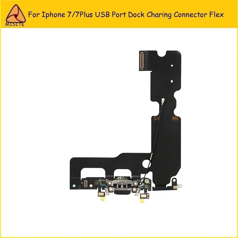 10pcs lot Phone 7P Charger For iPhone 7Plus 7P USB Charging Port Dock Connector Headphone Audio Jack Flex Cable replacement part